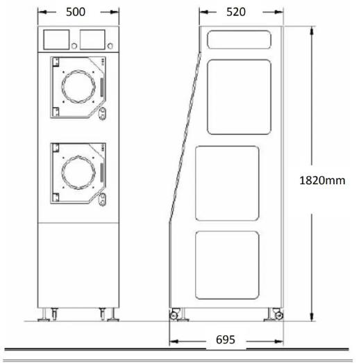 size spin rinse dryer